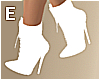 ankle high boots white