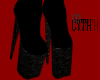 [C] RL Glitter Heels 8'