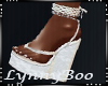 *Cala White Heels