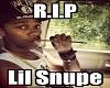 r.i.p snupe 