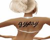 Gypsy back tatoo