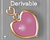 DEV- Heart 2 Earrings