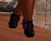 *C* Black Red Boots