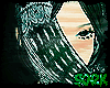 scarf black bandana F.