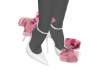 WHITE XOXO HEELS