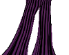 purple stripe flare pant