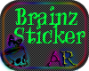 AR Brainz Sticker