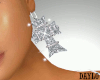 Silver Cross Earring