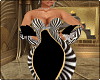Adele Pinstripe Gown