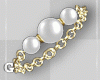 White Pearl Gold Bangles