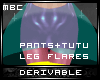 Pants+Tutu+Legs Flares