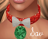 Christmas Colors Choker