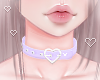 🌙 Heart Choker Lilac