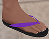 Lavender Flip Flops (M)