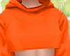 Orange Laceup Hoodie