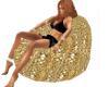 Gold Bean BAG Chair