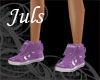 *J Converse Purple Kicks