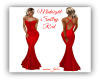 Midnight Sultry Red Gown