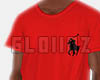 Red Polo Top Male