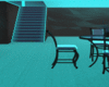 M| Neon high-table