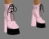 Platform Boots Pink (H)