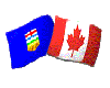 Alberta/Canada Flags