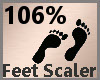 Feet Scale 106% F