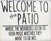 FH - Patio Sign