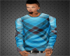 -DJ- Blue Plaid Sweater