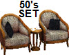 50s Chair set
