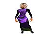 purple rose dress