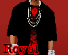 [Royal]Red heart Sweats