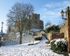 Tamworth Castle in Snow
