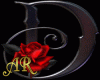 Gothic Rose Letter D
