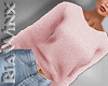 Pink Fluffy Sweater