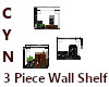 3 Piece Wall Shelf