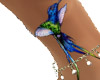 Hummingbird rib tattoo