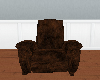 Brown recliner