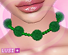 e Choker Fur Green