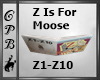 Z Is For Moose Book