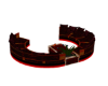 dark red couch