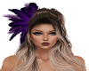 Purple Head Feathers