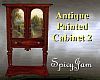 Antque Painted Cabinet 2