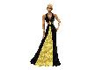 Black Gold Gem Dress