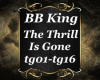 BB KIng TheThrill IsGone