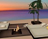 sunset bed/lounge beach
