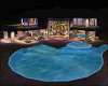 Dark Night Home w Pool