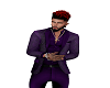 Purple suit