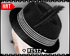 Tyrah Black Feather Hat
