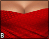 Red heart Scarf Top